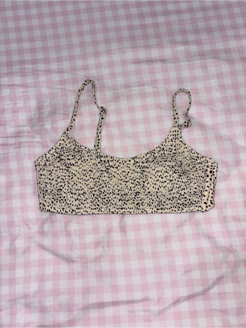 Target Dalmatian Print Bikini Top